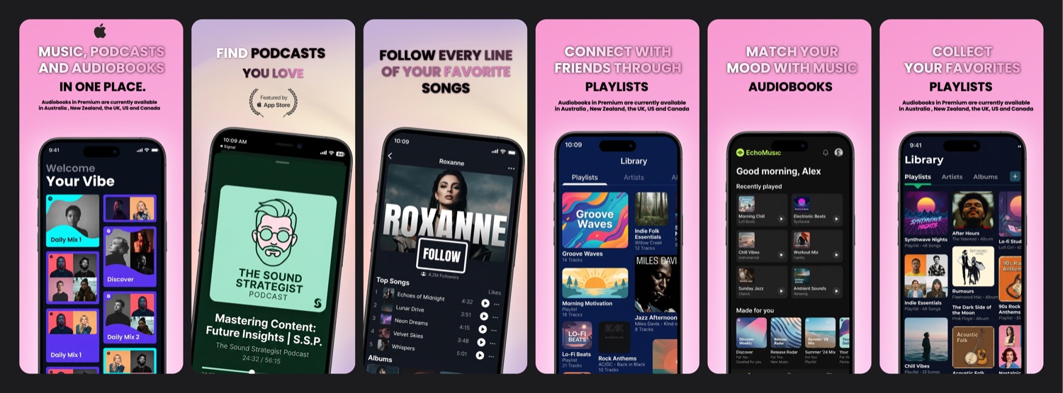 Tune App App Store wall