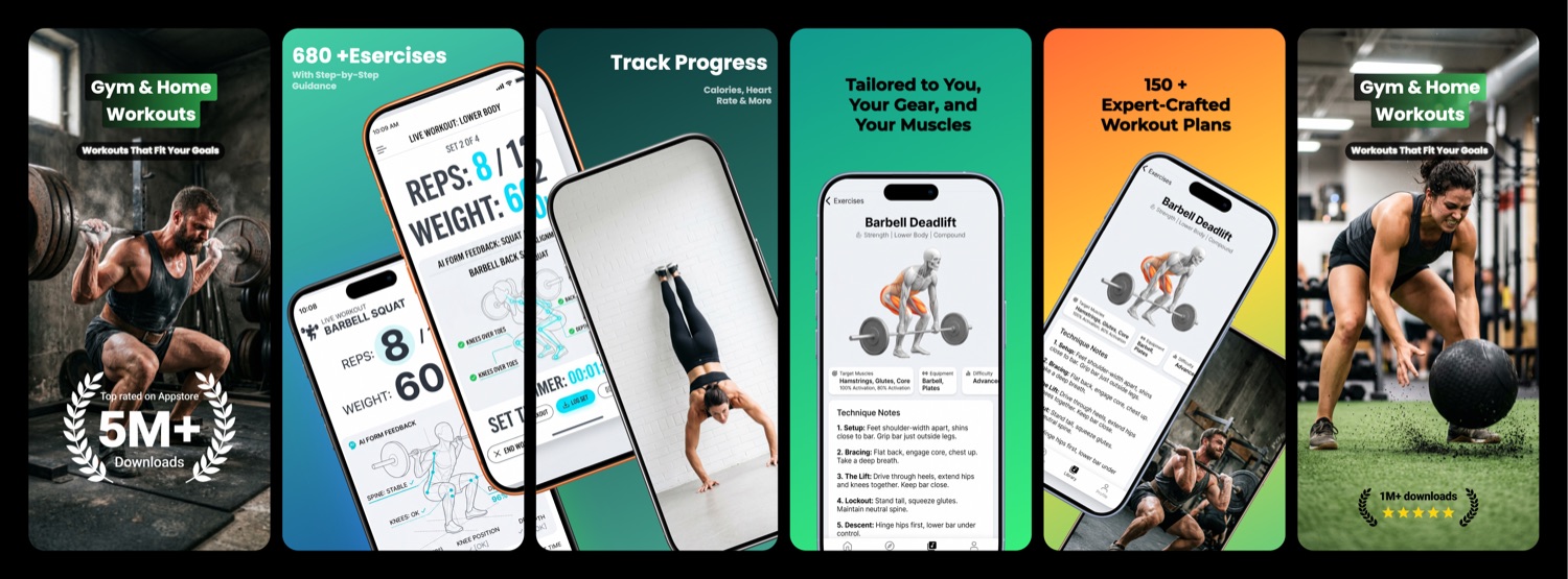 Kinetic App full App Store wall